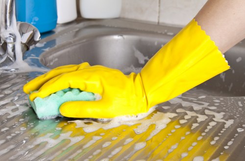 Bathroom sanitation as part of move out cleaning