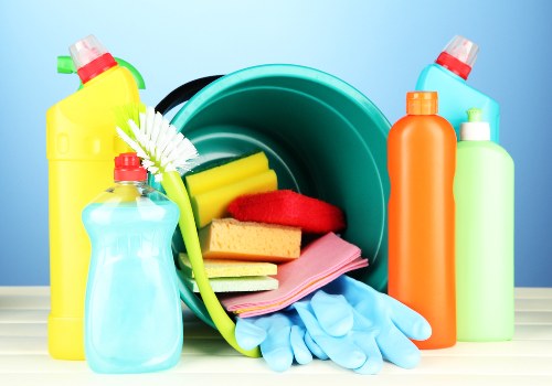 Bathroom deep cleaning with tile, grout, and fixture cleaning